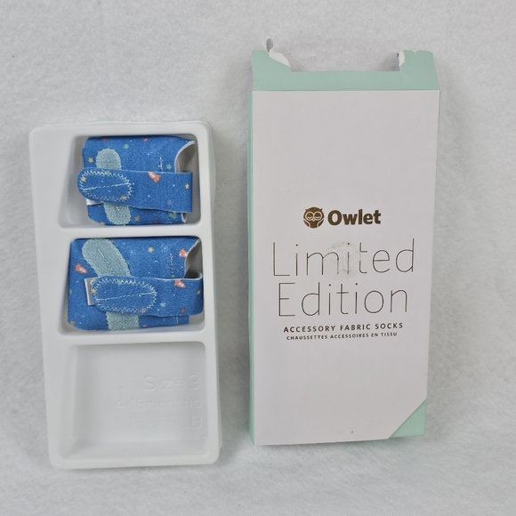 Owlet Limited Edition Fabric Socks Sleep‎ Aware Newborn Baby Size 1 & 2 Only - Picture 9 of 9
